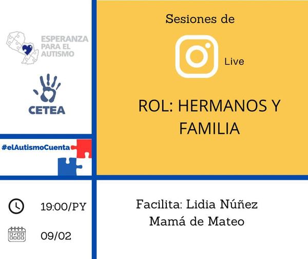 Charla sobre el rol de los hermanos y la familia