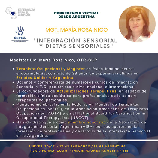 Integración Sensorial y Dietas Sensoriales